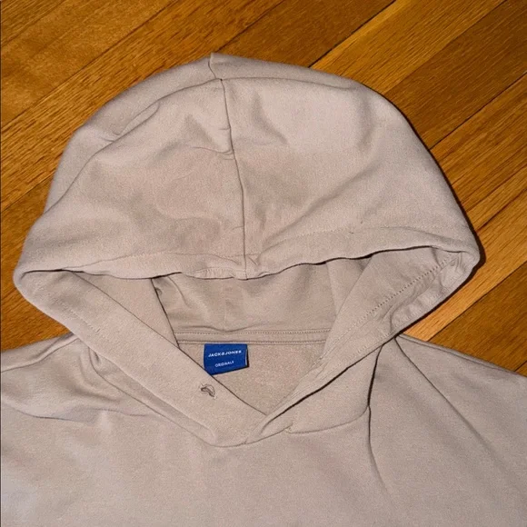 Hot Donuts Beige sweatshirt size men’s large. Outdoors Hoodie Activewear - Picture 3 of 7